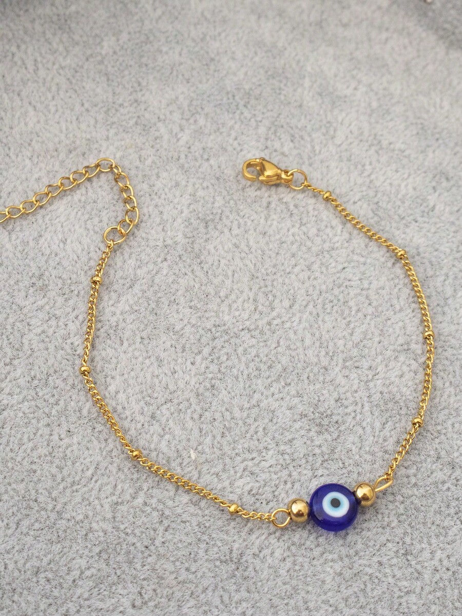 Evil Eye Bracelet - 1pc Blue Evil Eye Women's Delicate