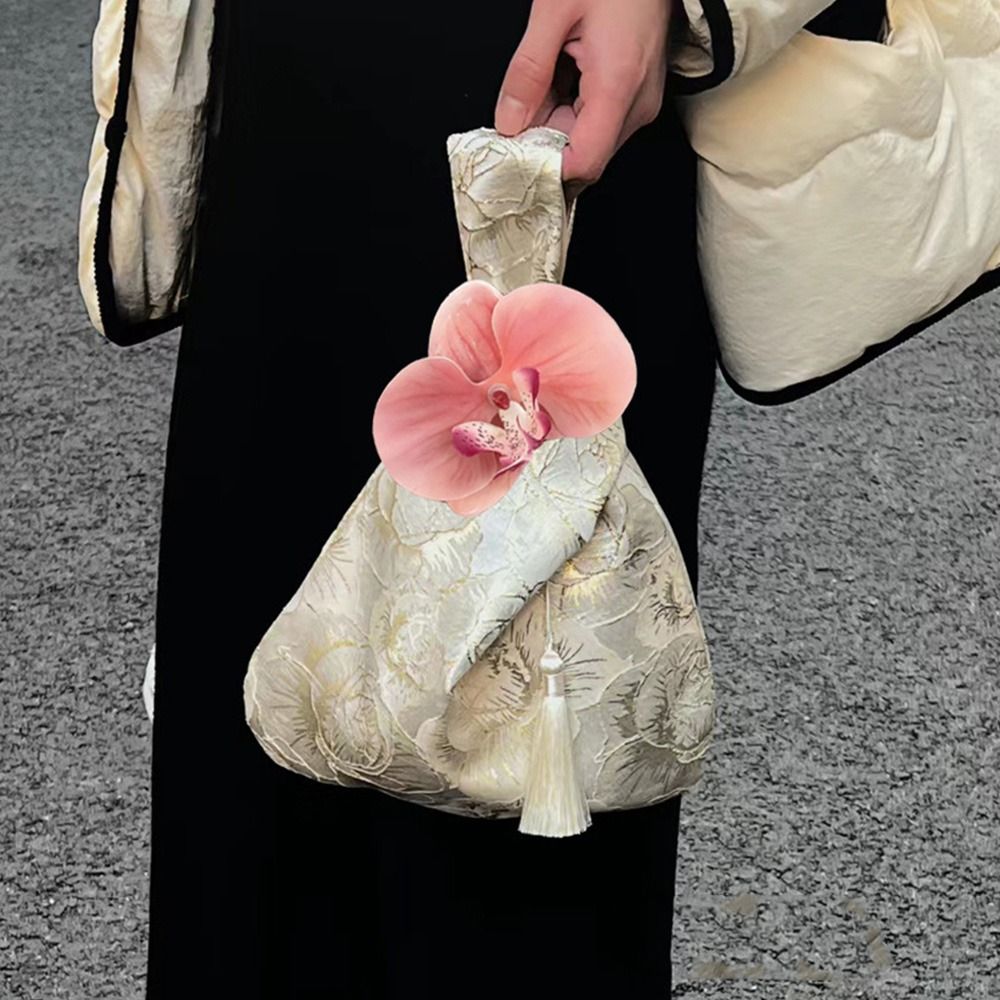 Women'S Accessories Purse - New Chinese Style Knot Wrist Bag