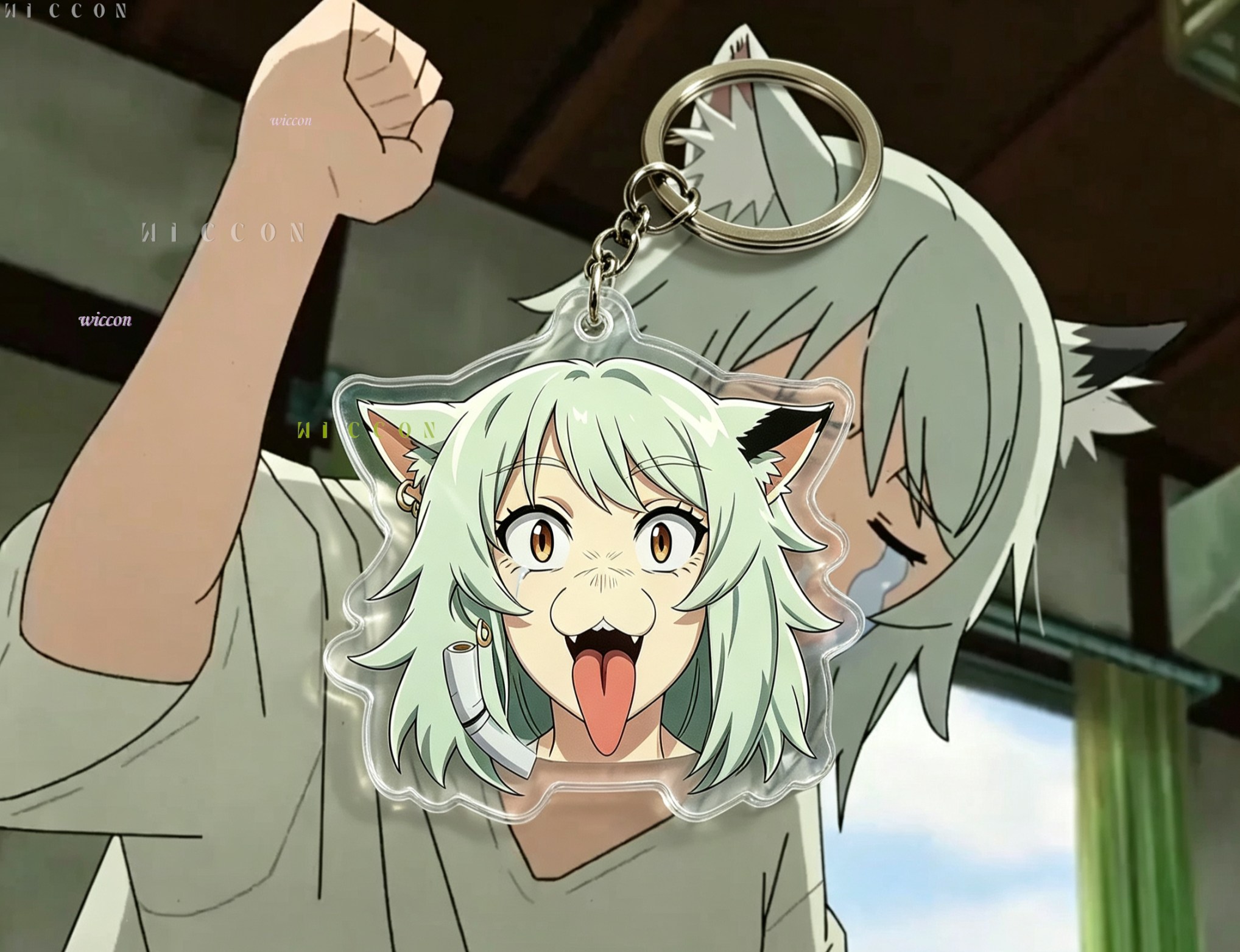 Chainsmoker Cat Keychain Yanik - Women Accessories Kit 评论和价格