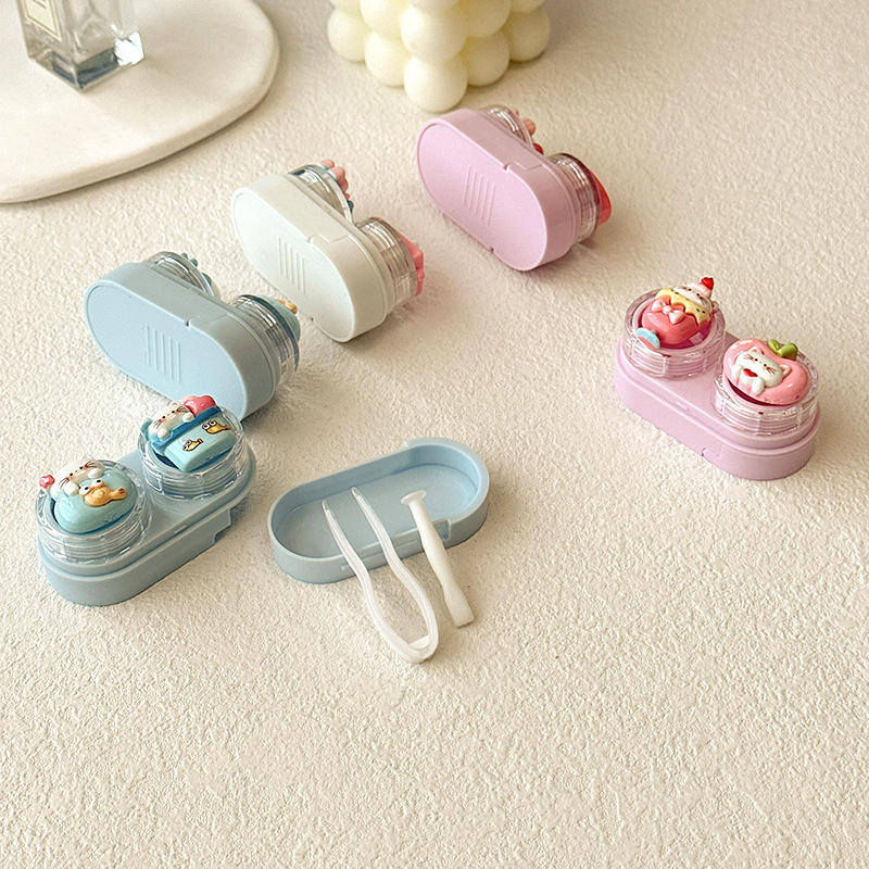 Cute Cartoon Cat Contact Lens  - Women Accessories Drawer 评论和价格