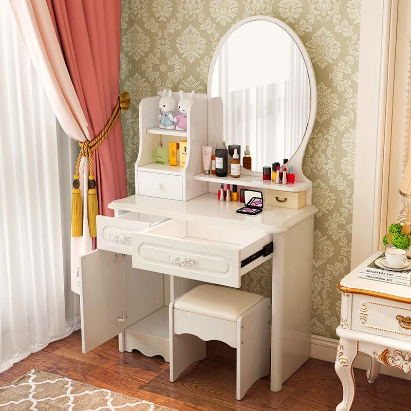 European Simple Dressing Table - Women Accessories Drawer 评论和价格