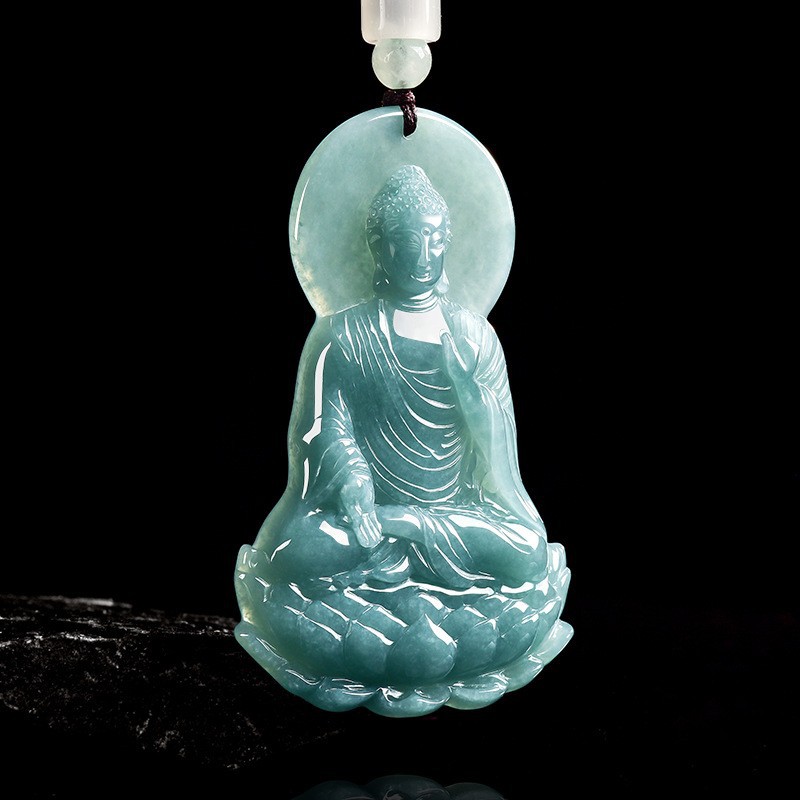 Natural Burmese Jadeite Buddha - Women'S Accessories 评论和价格