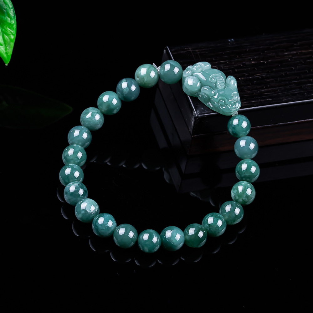 Natural Burmese Jadeite Pixiu  - Women'S Accessories 评论和价格