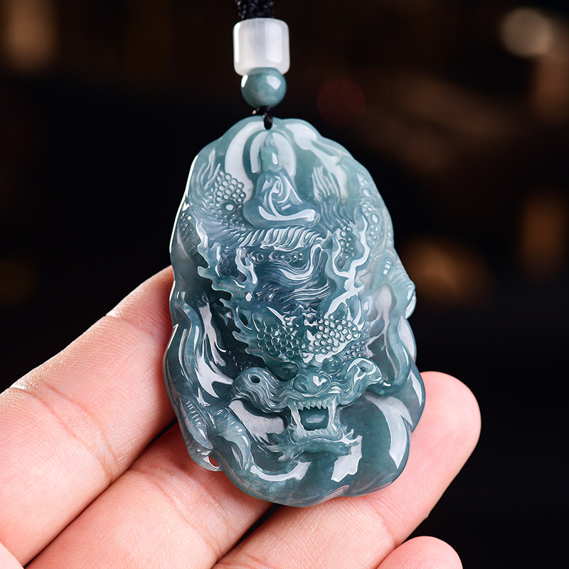 Natural Burmese Jadeite Dragon - Women'S Accessories 评论和价格