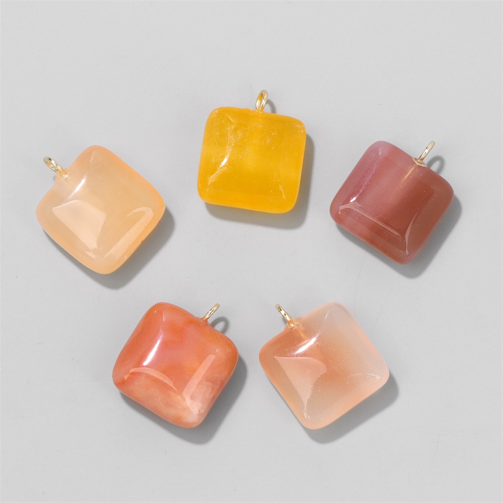Sweet Pink Agate Stone Charms  - Women'S Accessories Purse 评论和价格