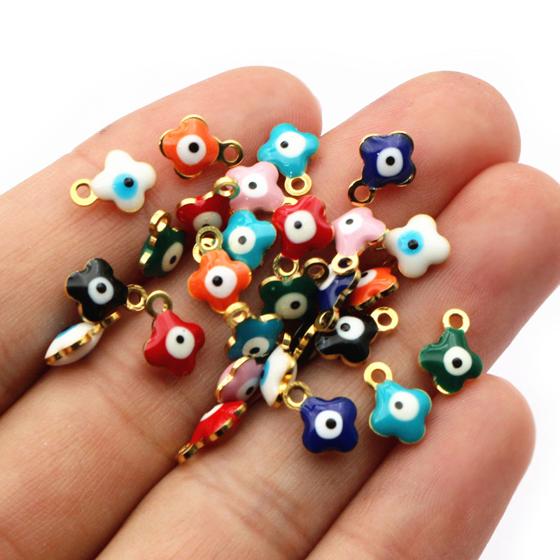 20pcs Charms Enamel Seahorse S - Evil Eye Bracelet 评论和价格