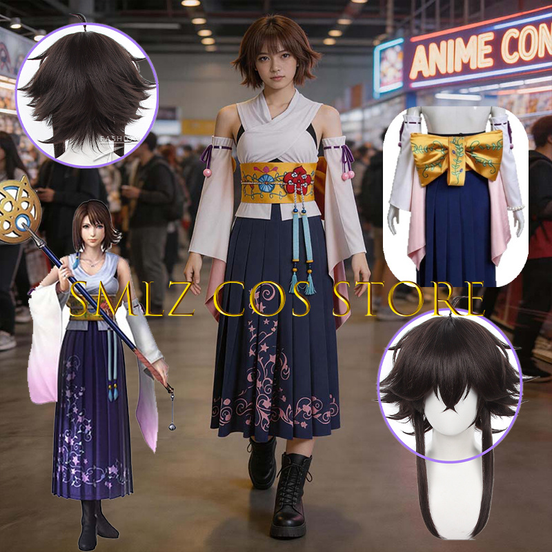 Smlz FFX Yuna Cosplay Anime FF - Women Accessories Kit 评论和价格