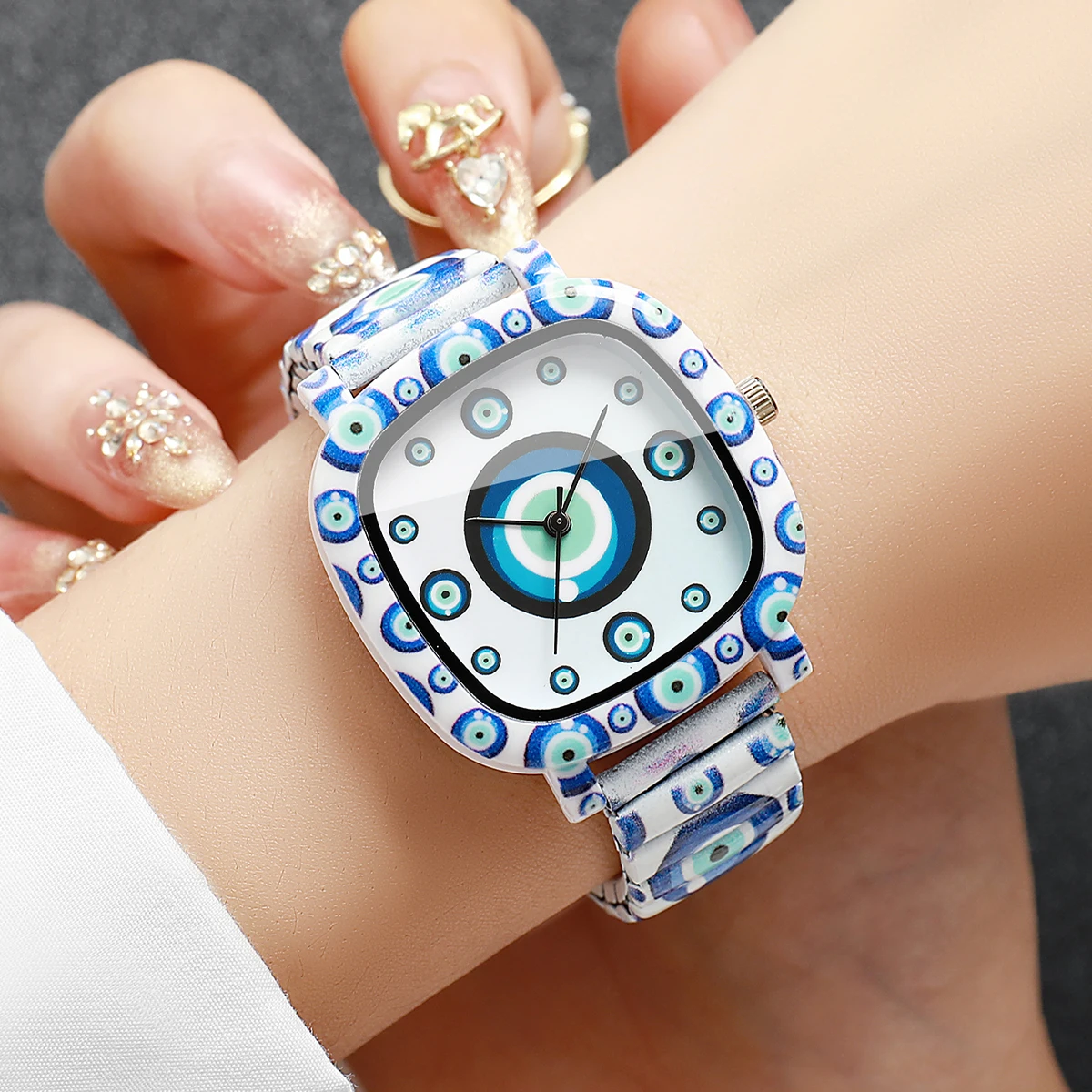 Fashion Blue Evil Eye Women Wa - Evil Eye Bracelet 评论和价格
