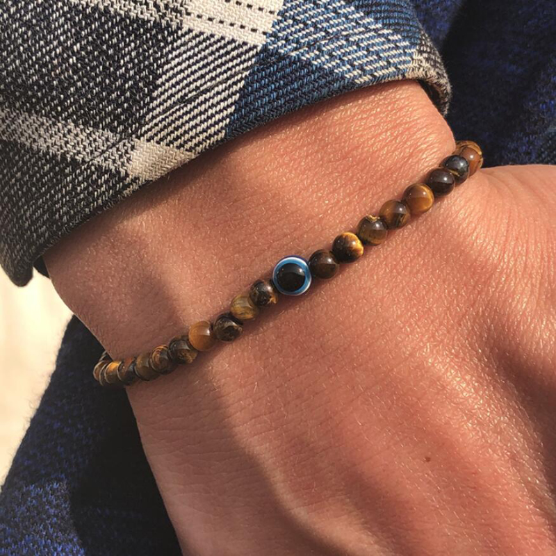 Minimalist Motorbike Bracelet  - Evil Eye Bracelet 评论和价格