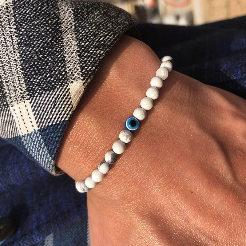 Minimalist Motorbike Bracelet  - Evil Eye Bracelet 评论和价格