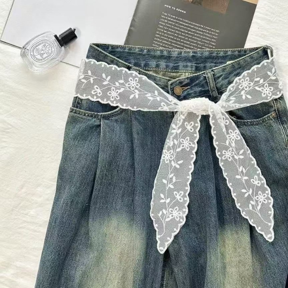 Sweet White Lace Belt for Wome - Women'S Accessories 评论和价格