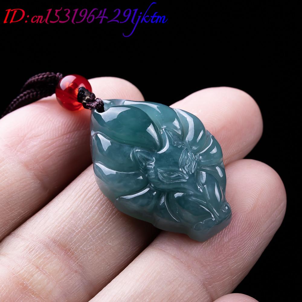 Natural Burmese Jadeite Fox Pe - Women'S Accessories 评论和价格