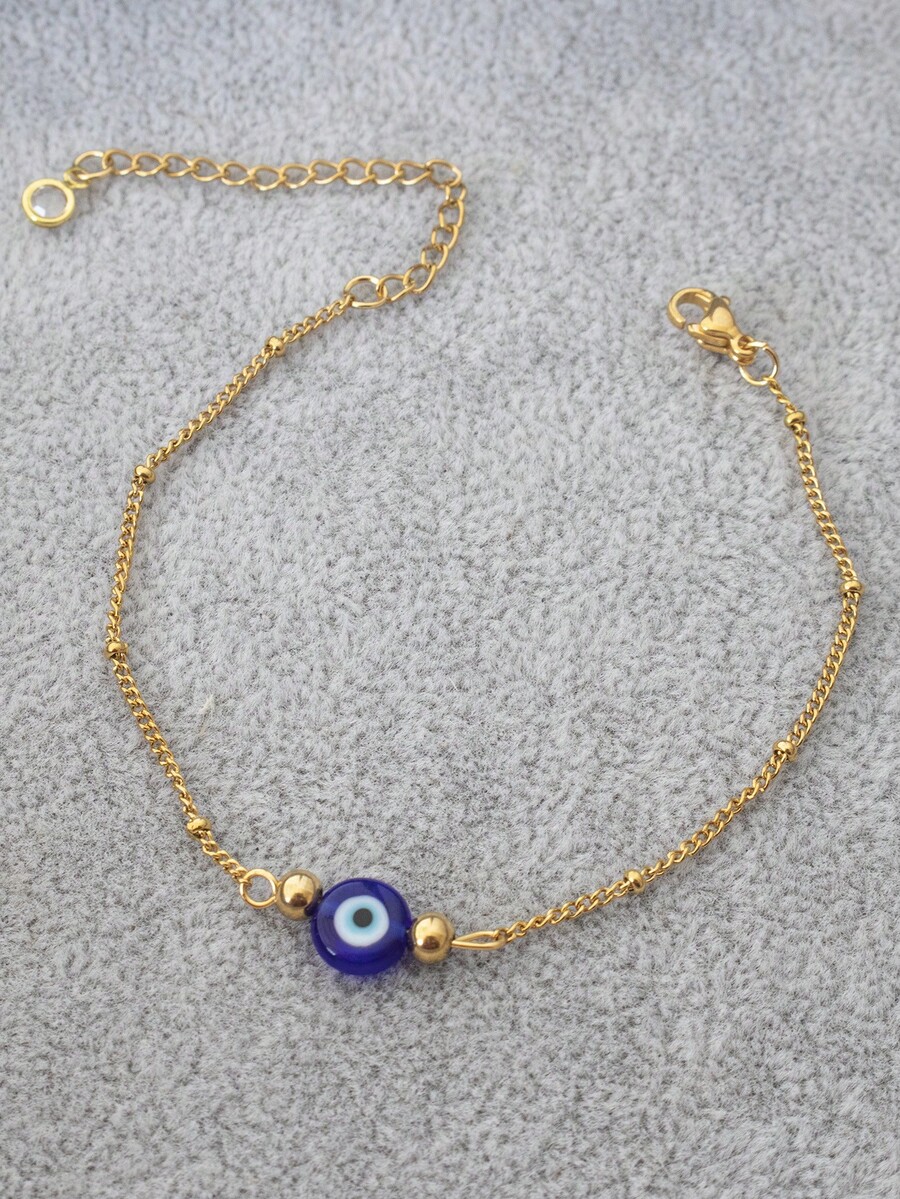 1pc Blue Evil Eye Women's Deli - Evil Eye Bracelet 评论和价格