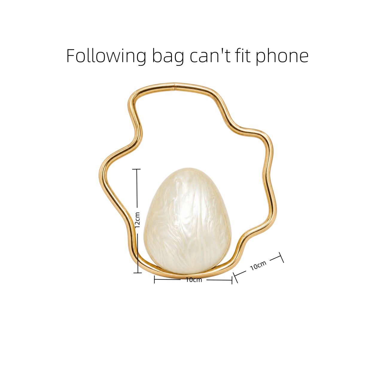 Women mini Acrylic Egg Bag Cut - Women'S Accessories Purse 评论和价格