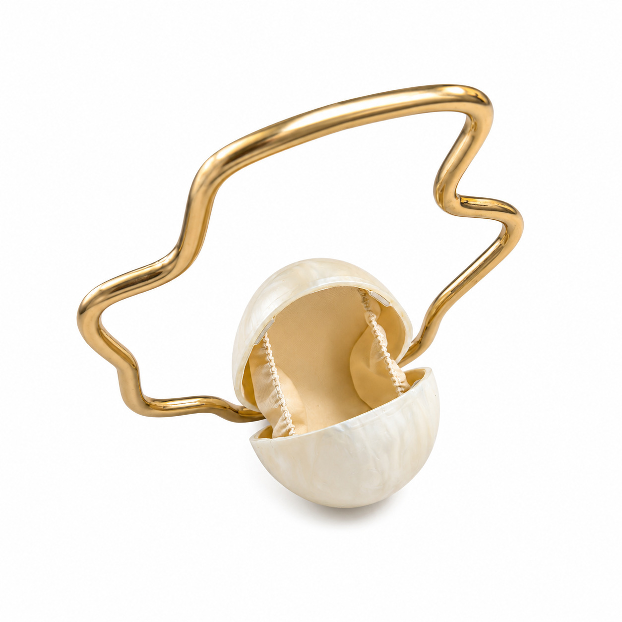 Women mini Acrylic Egg Bag Cut - Women'S Accessories Purse 评论和价格