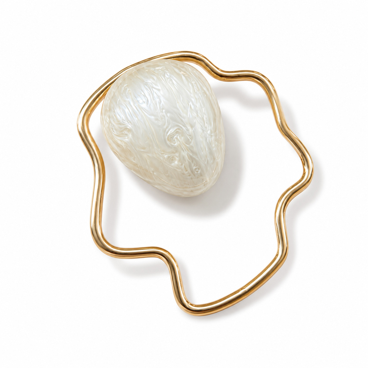 Women mini Acrylic Egg Bag Cut - Women'S Accessories Purse 评论和价格