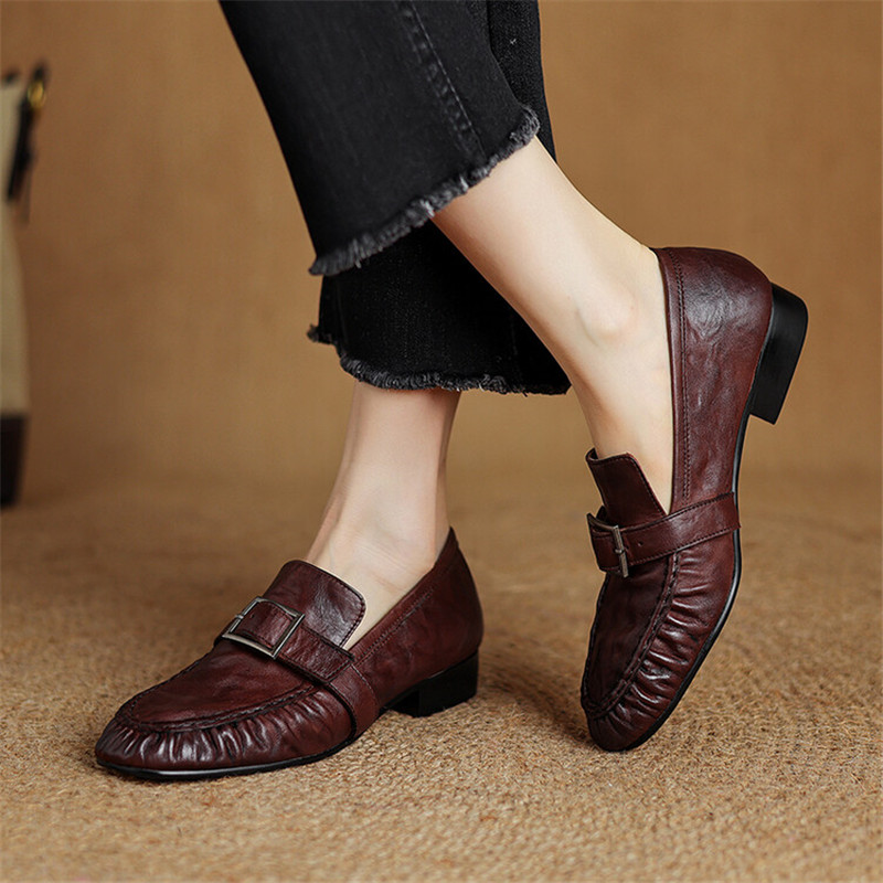 New Autumn Genuine Leather Wom - Women'S Shoes And Accessories 评论和价格