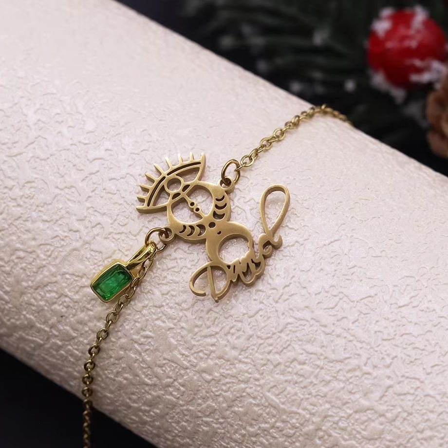 Todorova Custom Name Evil Eye  - Evil Eye Bracelet 评论和价格