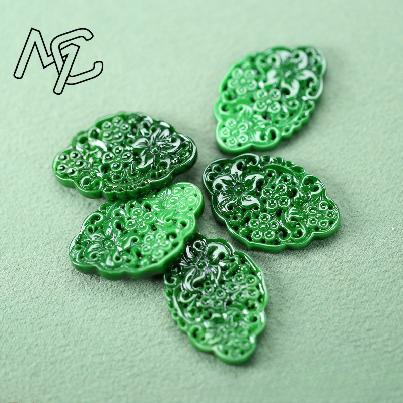 2pcs DIY Natural Dry Green Eme - Women'S Accessories 评论和价格