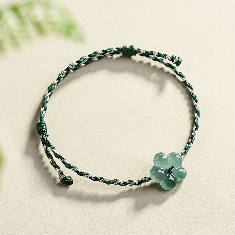 Burmese Jadeite Flower Bracele - Women'S Accessories 评论和价格