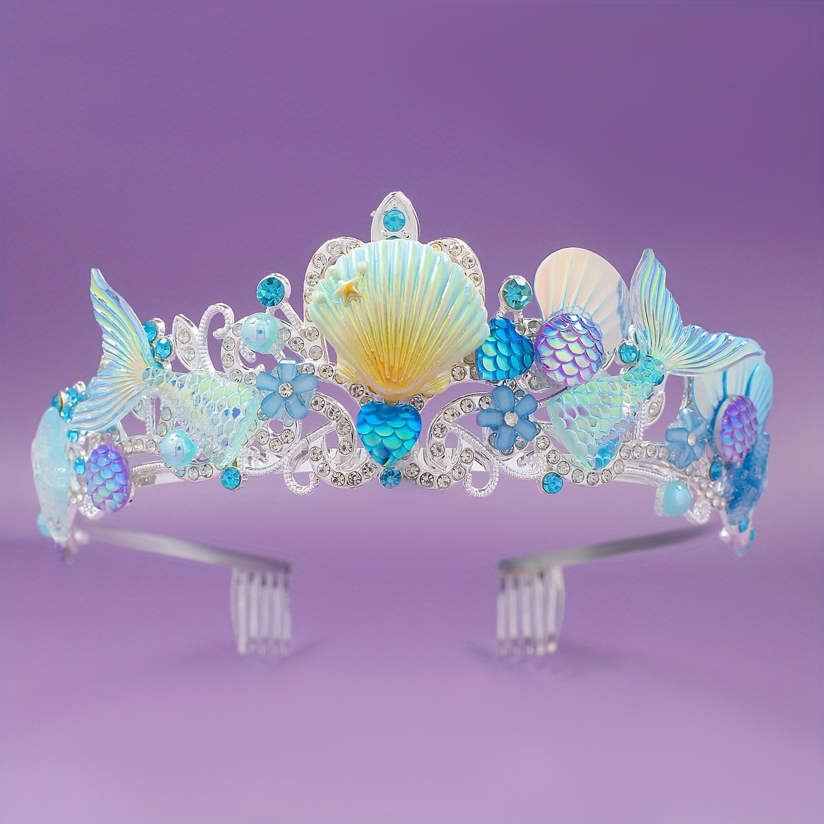 2025 New Mermaid Hair Comb Cro - Women Accessories For Gift 评论和价格