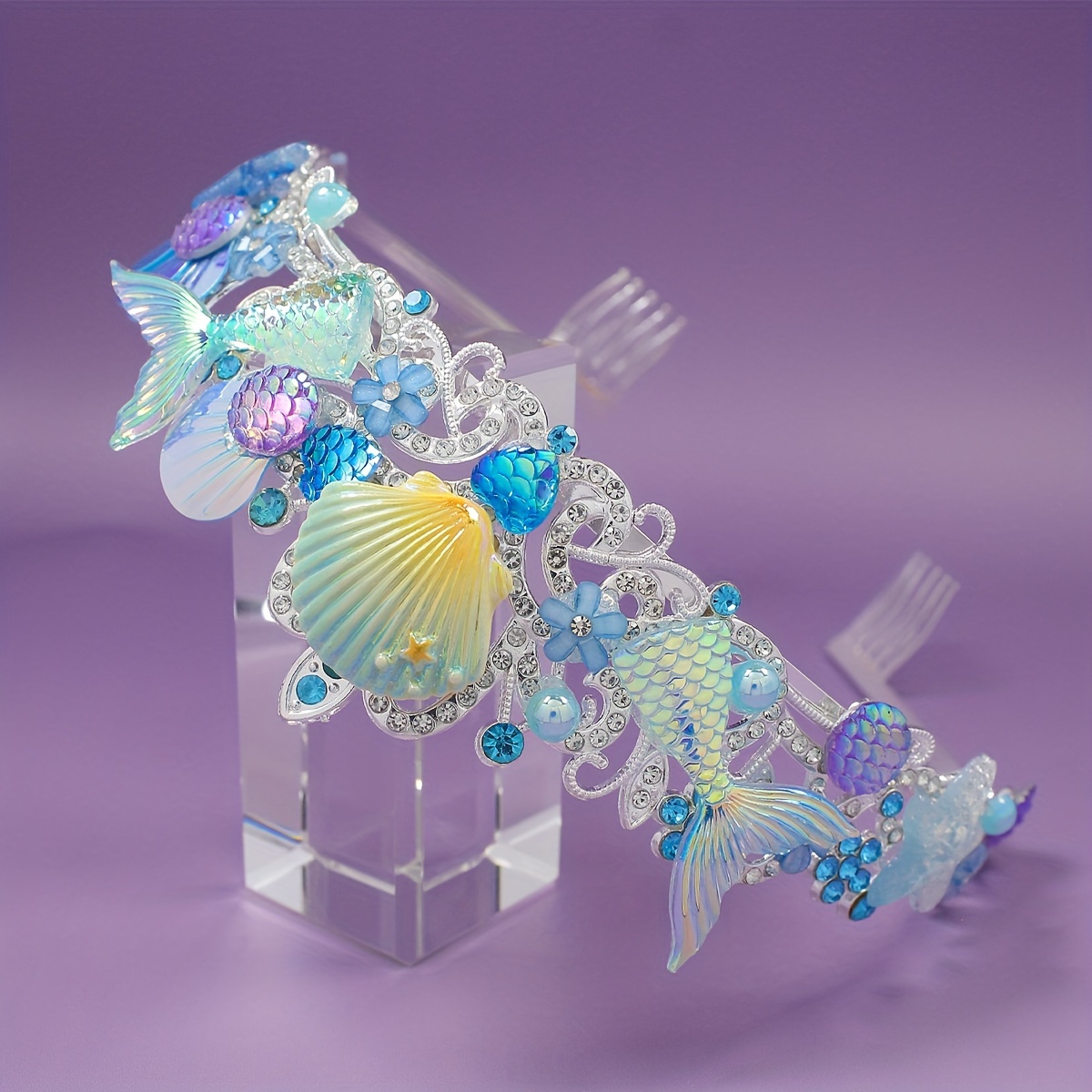 2025 New Mermaid Hair Comb Cro - Women Accessories For Gift 评论和价格